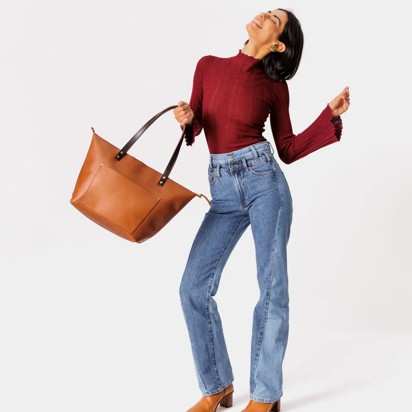 'Almost Perfect' Leather Tote Bag - Image 163